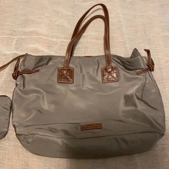 Dooney & Bourke purse with attached change purse - Picture 4 of 13